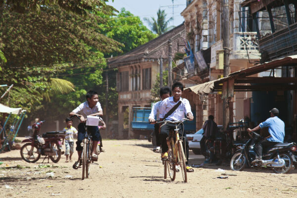 Rural villages & reservoirs around Siem Reap…
