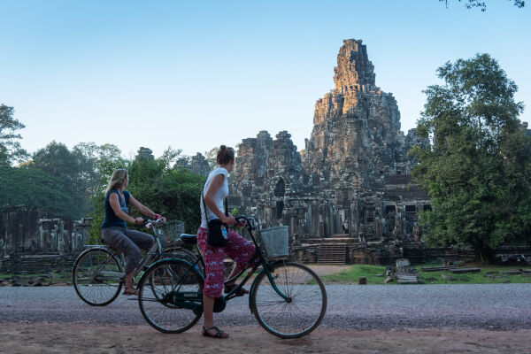 Weave between Angkor’s temples…