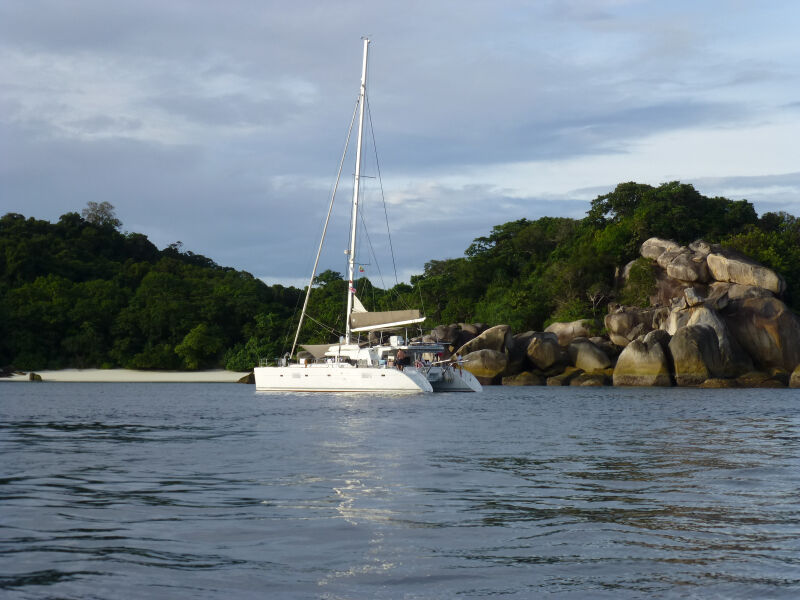 Sailing through the Mergui archipelago