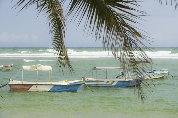The sea off the coast of Sri Lanka